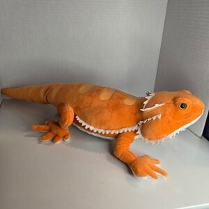 Adore Carrot the Bearded Dragon Plush Stuffed Animal Orange Realistic 21" Toy